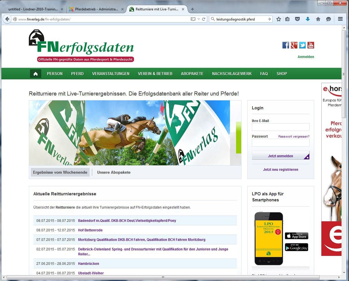 Portal Fn Erfolgsdaten De Immer Beliebter Pferdebetrieb