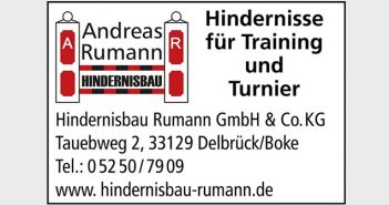 Hindernisbau Rumann Andreas Ruhmann Hindernisbau