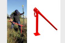 T-Pfosten einfach lösen – Zaunabbau