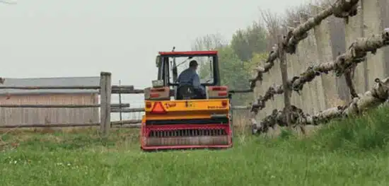 Gründlandpflege mit dem Mäher