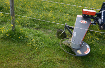 DR 3-Punkt-Zaunmulcher Sauber unterm Weidezaun