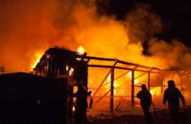Feuer gefangen