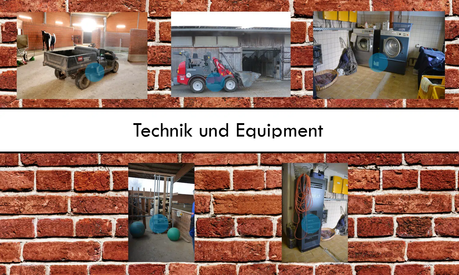 Reitstall Pavel: Technik und Equipment