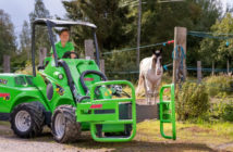 AVANT TECNO der Multifunktionslader auf dem Pferdehof Avant e6 Multifunktionslader für Pferdebetriebe